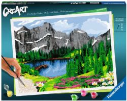 PEINTURE À NUMÉROS CREART RAVENSBURGER - VUE SUR LA MONTAGNE - 12